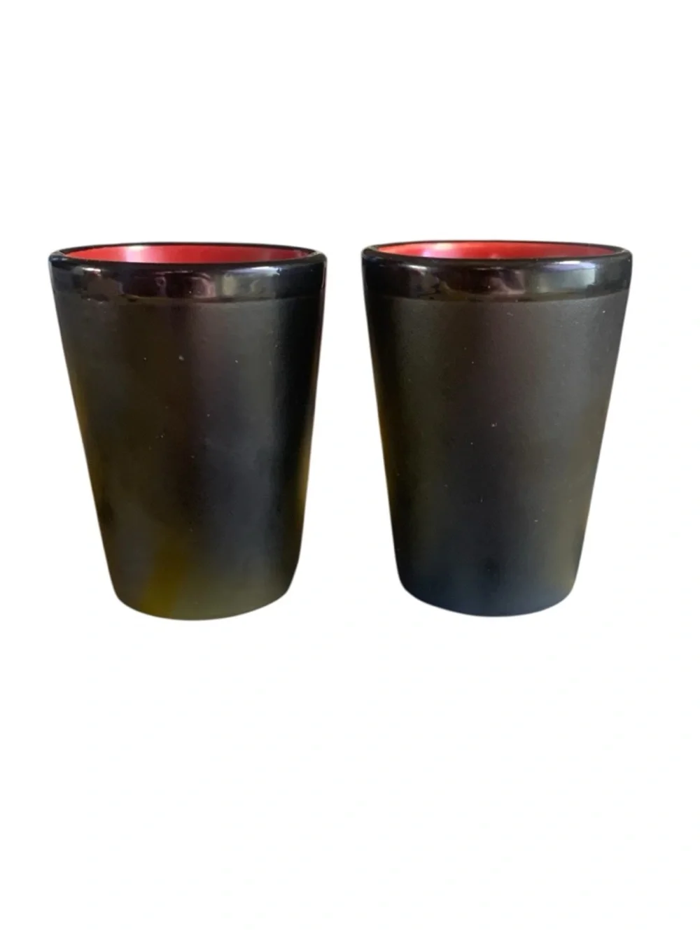 Jack Daniel's Tennessee Fire Black & Red Fire Department Themed Shot Glass Set